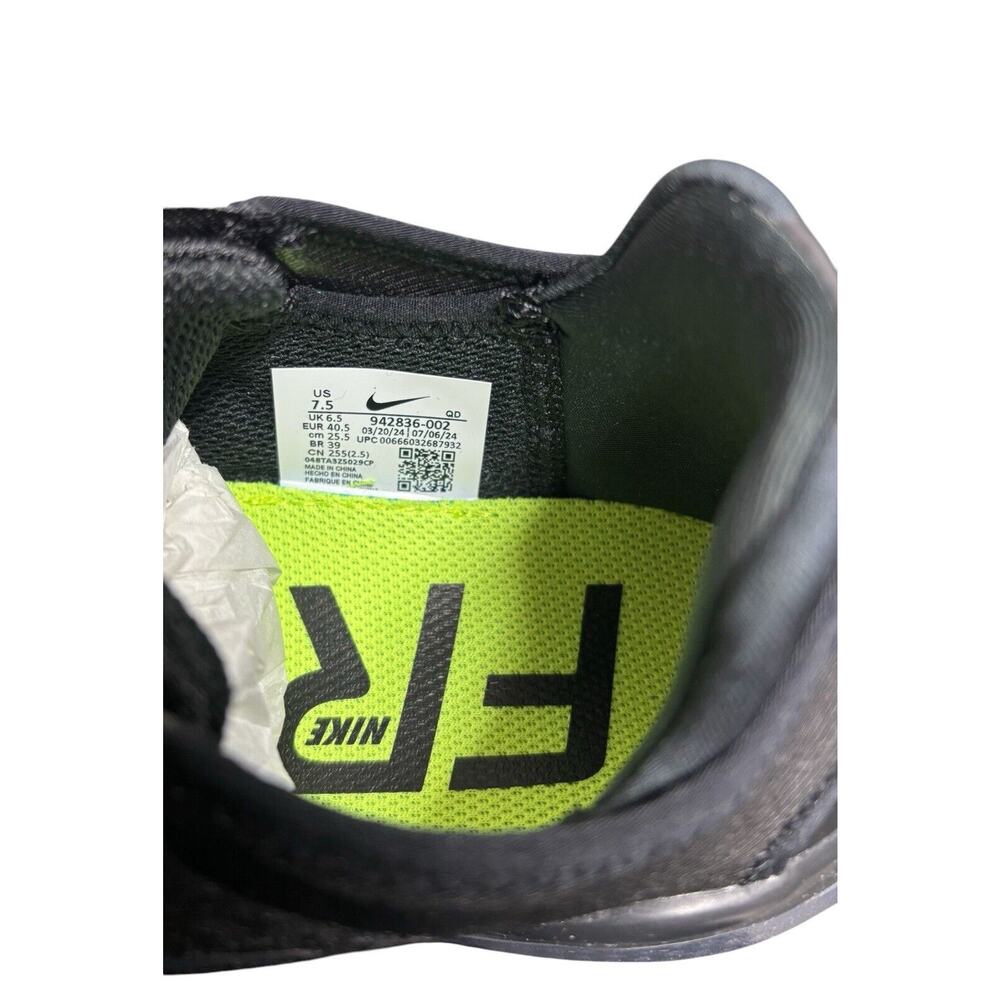 Nike Men's Free Run 2018 Black Anthracite Running Shoes 942836-002 Size 7.5 New - Picture 6 of 6